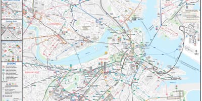 MBTA strætó kort